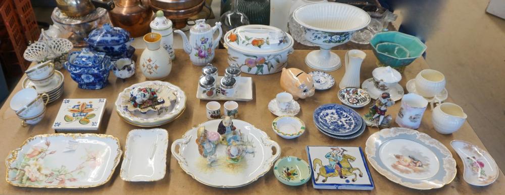 Appraisal: GROUP OF MOSTLY EUROPEAN PORCELAIN AND CERAMIC TABLE SERVING ARTICLESGroup