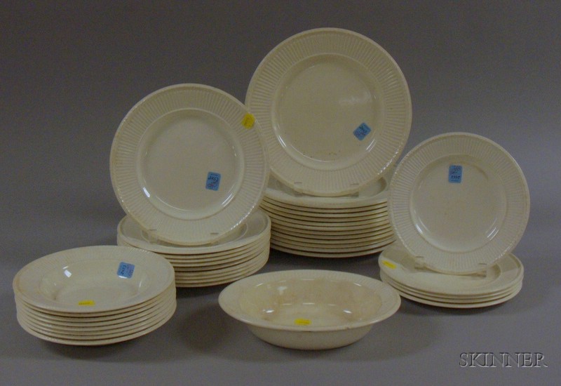 Appraisal: Thirty-seven Piece Wedgwood Queen's Ware Edme Pattern Partial Dinner Service