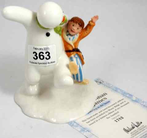 Appraisal: Royal Doulton Figure The Snowman and James Dancing in the