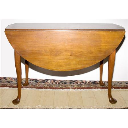 Appraisal: Queen Anne Mahogany Drop-Leaf Table Estimate -