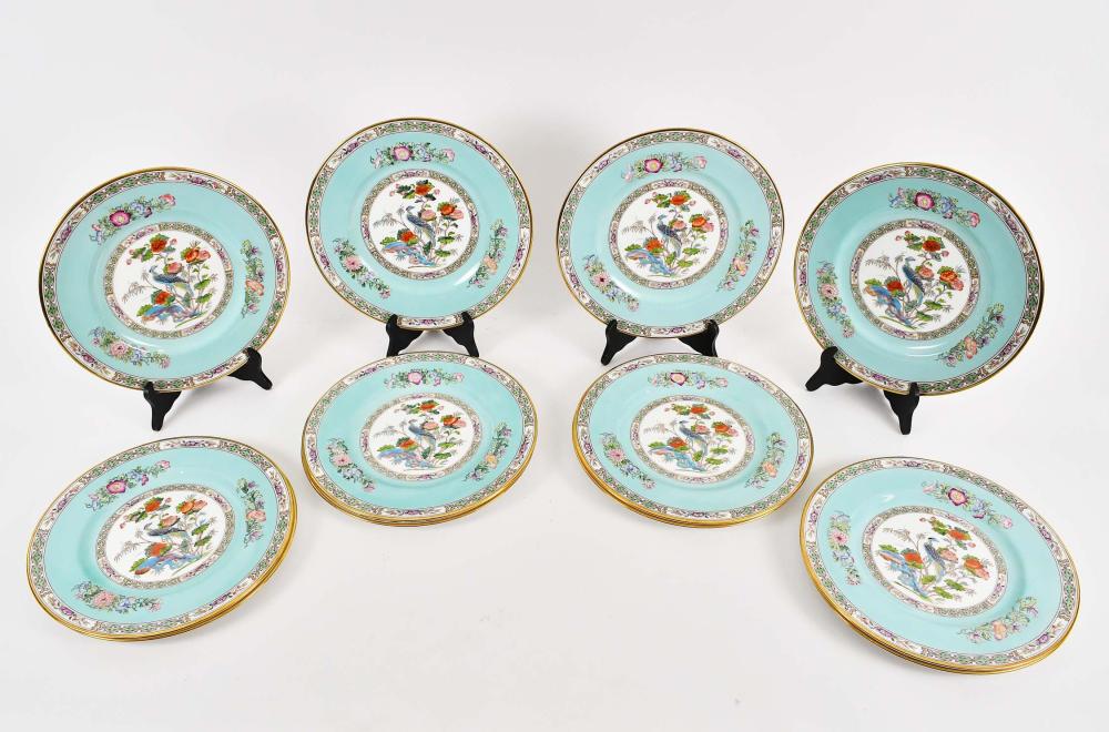 Appraisal: SET OF TWELVE WEDGWOOD PORCELAIN SERVICE PLATESCirca The undersides marked