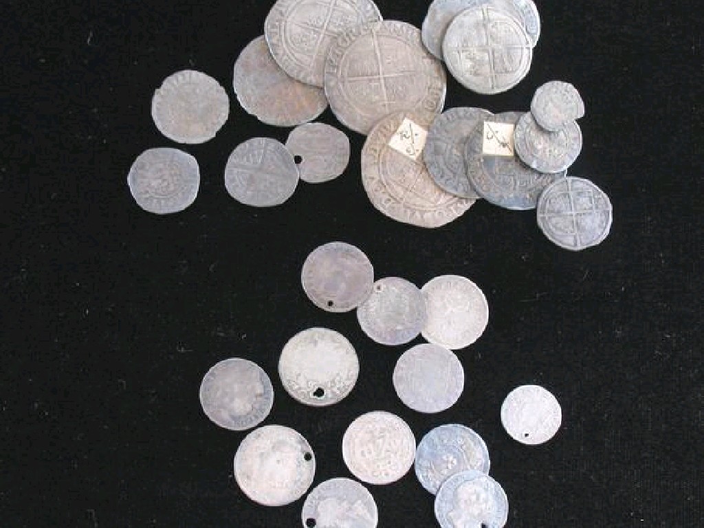 Appraisal: A COLLECTION OF ENGLISH HAMMERED COINS including English Maundy coinage