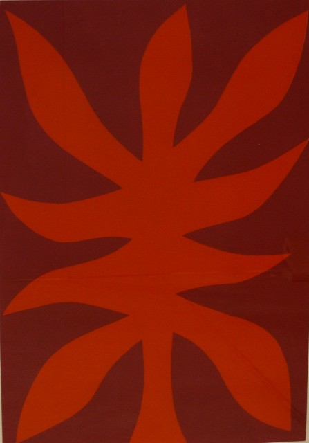 Appraisal: John Coburn - Flame Tree screenprint signed and dated in