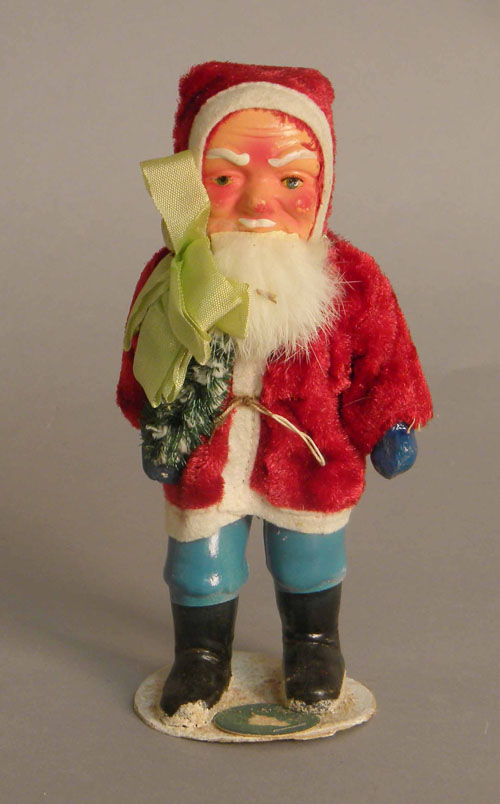 Appraisal: German composition Santa Claus figure early th c h