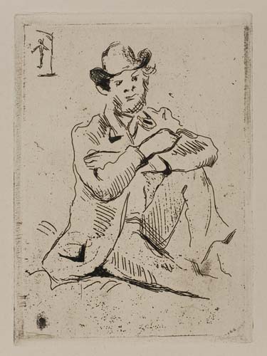 Appraisal: PAUL C ZANNE Two etchings Portrait de Peintre A Guillaumin