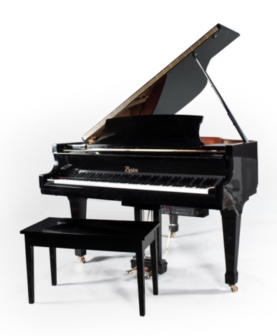 Appraisal: Boston ebonized grand piano by Steinway Sons model GP- serial