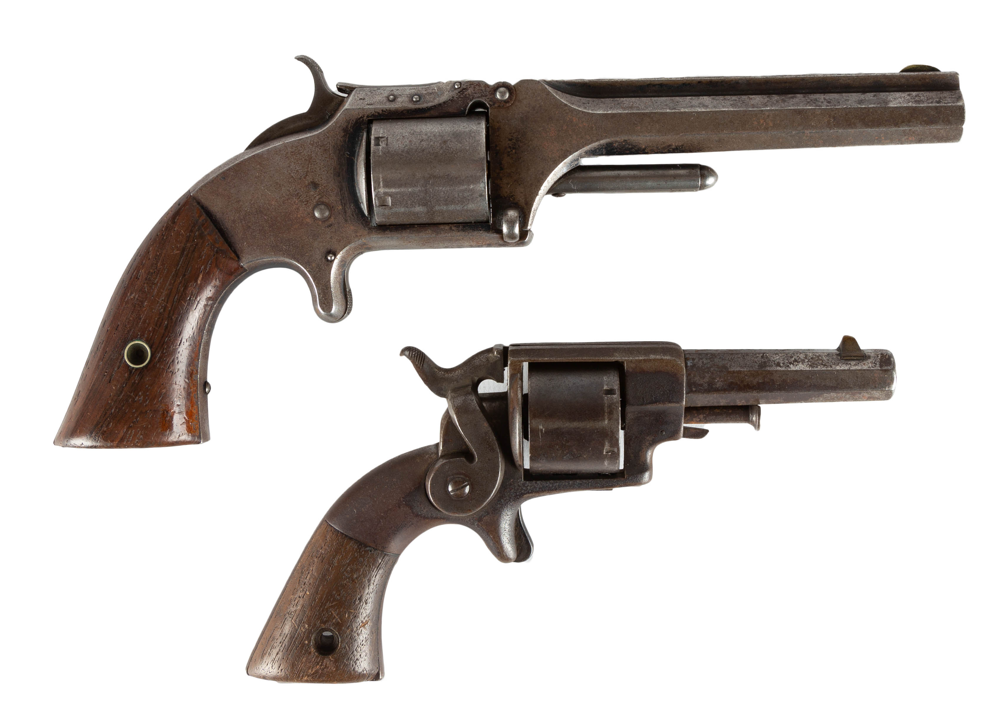 Appraisal: SMITH WESTON REVOLVER AND ALLEN WHEELOCK REVOLVER Smith Weston Revolver