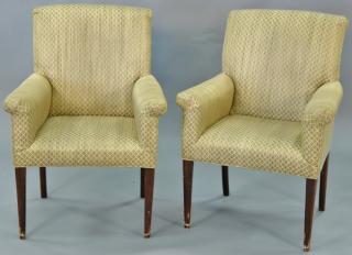 Appraisal: Set of four Baker Millings Road armchairs Set of four