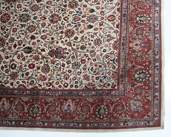 Appraisal: A Persian carpet size approximately ft in x ft in