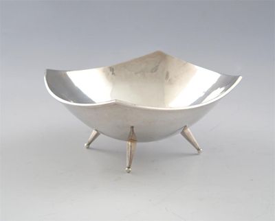 Appraisal: By Anthony Hawksley a small dish of shaped square outline