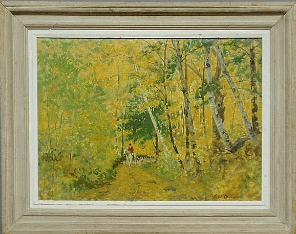 Appraisal: - Anderson Clarence William American - oil on canvas autumn