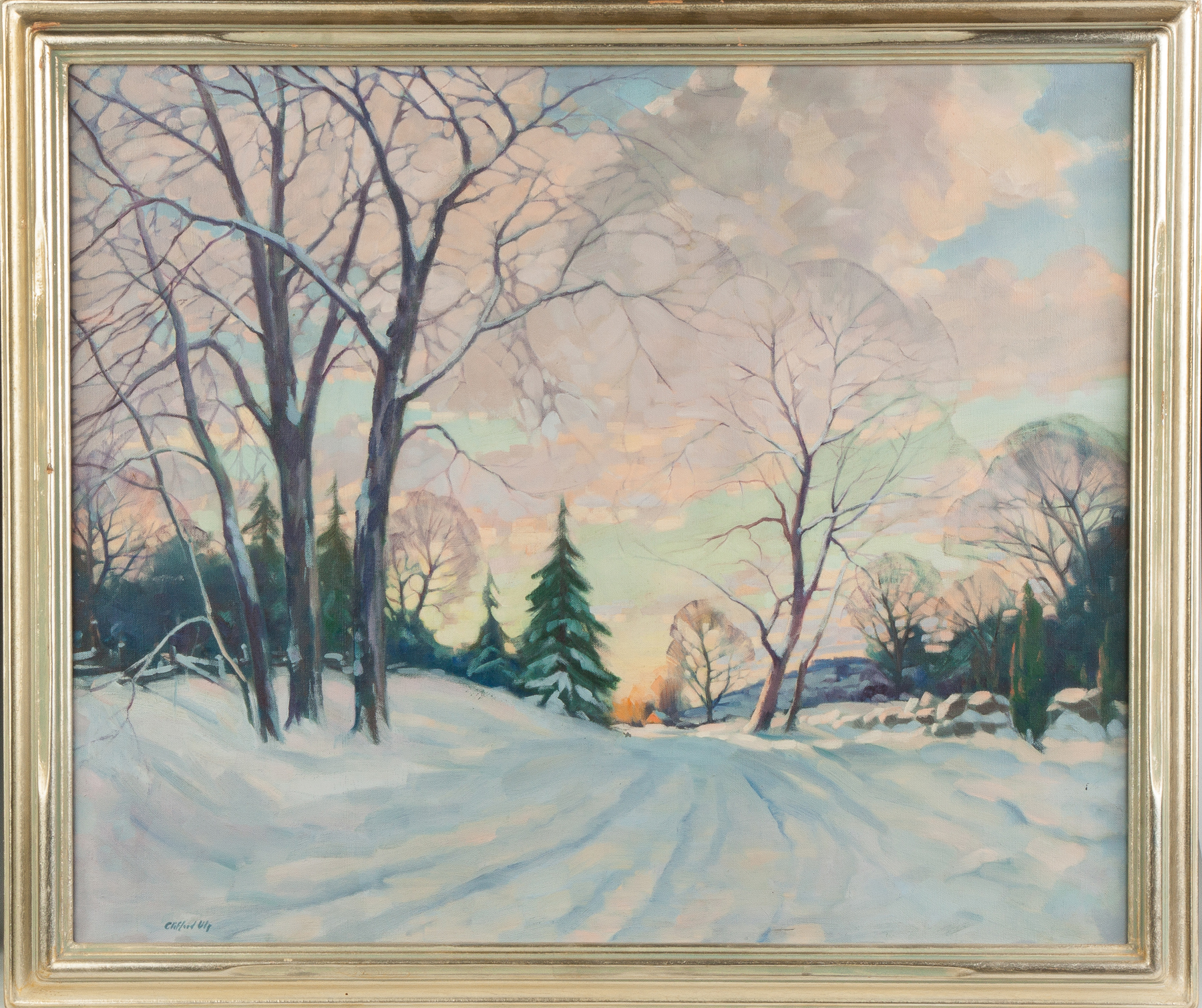 Appraisal: Clifford McCormick Ulp American - Winter Sunrise Sgn lower left