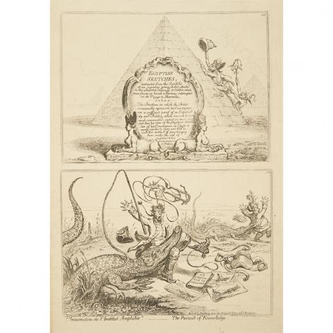 Appraisal: A CARICATURE GILLRAY JAMES The Works of James Gillray from