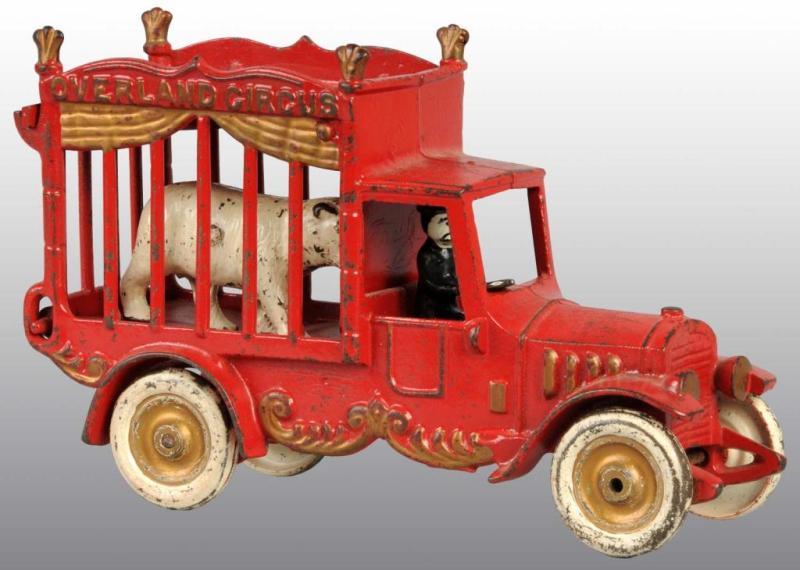 Appraisal: Cast Iron Kenton Automotive Circus Cage Wagon Toy Description All