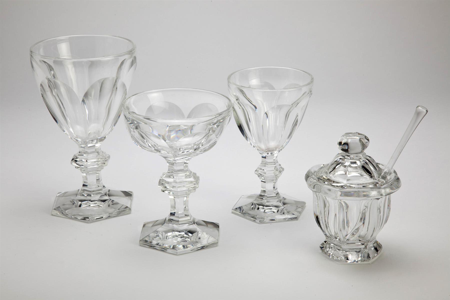 Appraisal: TWENTY PIECES OF BACCARAT CRYSTAL STEMWARE France st half- th