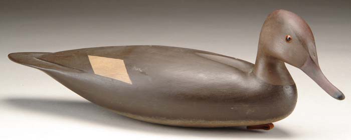 Appraisal: CARVED WOODEN DECOY BY HURLEY CONKLIN OF NEW JERSEY Depicts