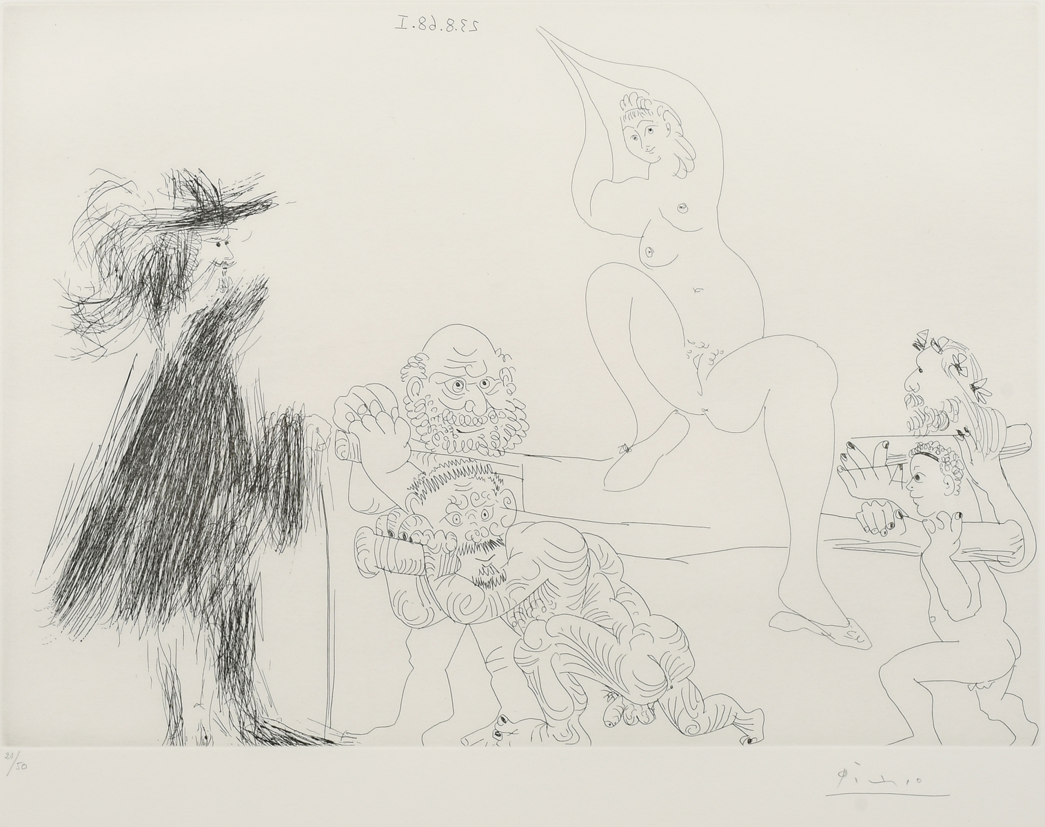 Appraisal: PICASSO Pablo Spanish French - Plate from the Gravures Suite