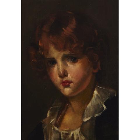 Appraisal: After Jean Baptiste Greuze - BOY IN RED WAISTCOAT French