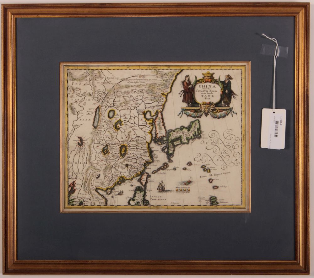 Appraisal: Matthaus Merian China Map c Matthaus Merian Swiss - c