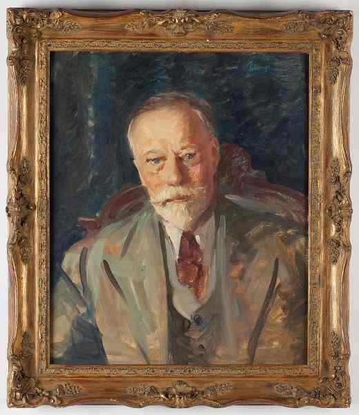 Appraisal: att Augustus Tack NY MA - Portraitoil on artist's board