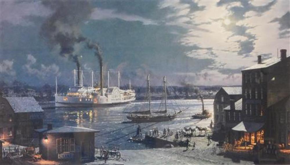 Appraisal: John Stobart English b limited edition print The City of