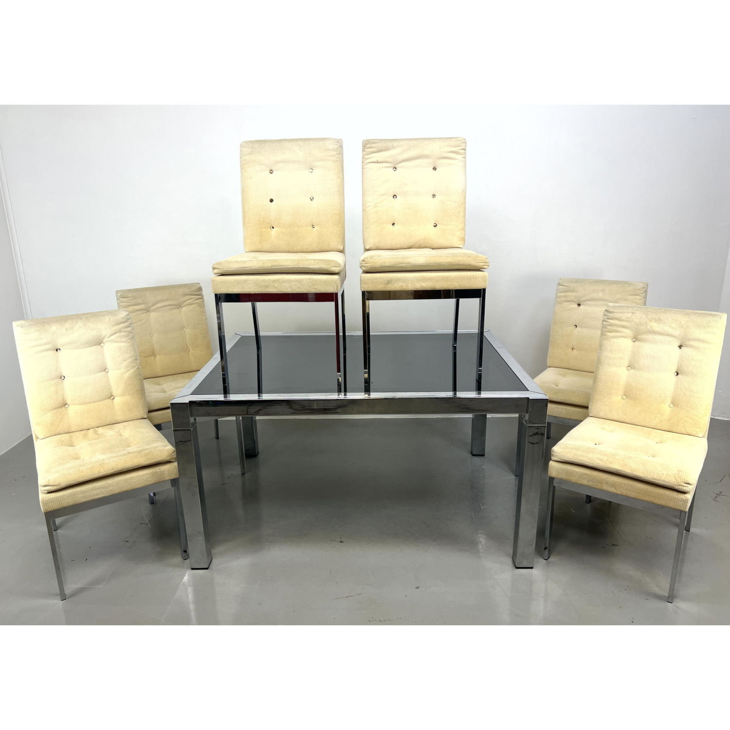 Appraisal: Mid Century Modern DESIGN INSTITUTE of AMERICA Style Dining Set