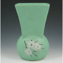 Appraisal: McCoy Spring Wood vase in mint green Marked McCoy USA