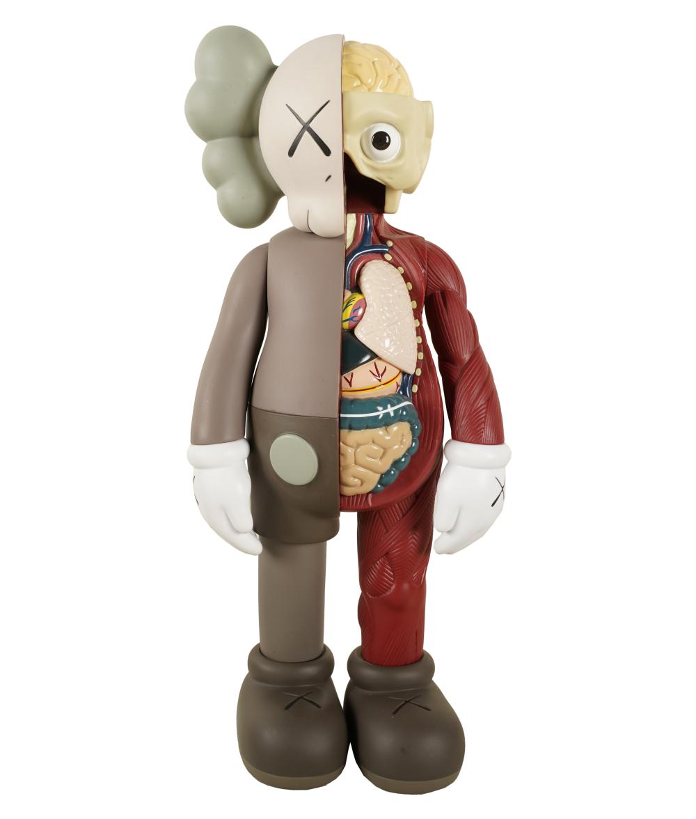 Appraisal: KAWS BORN FLAYED COMPANION BROWNvinyl open edition stamped and editioned