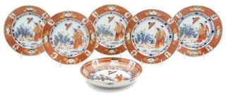 Appraisal: A Set of Chinese Export Cornelis Pronk Porcelain Articles Diameter