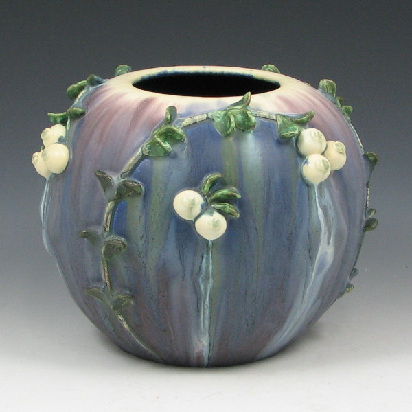 Appraisal: Ephraim Snowberry Vase - Mint Ephraim Snowberry vase Marked with