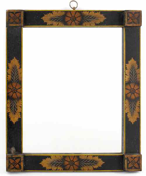 Appraisal: Painted frame th c having blocked corners and a leaf