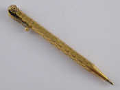 Appraisal: A Zenith gold plated propelling pencil