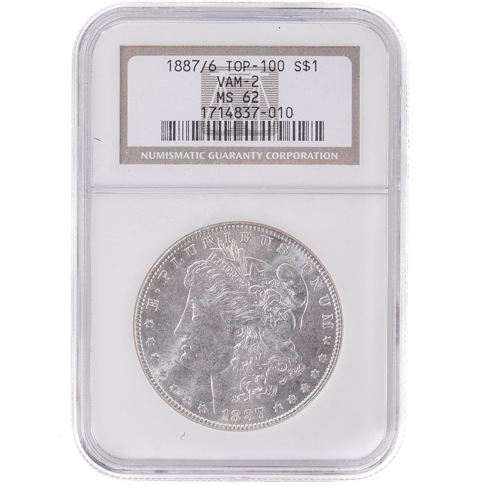 Appraisal: Morgan Dollar NGC MS- VAM- Top- Clear over-date easy to