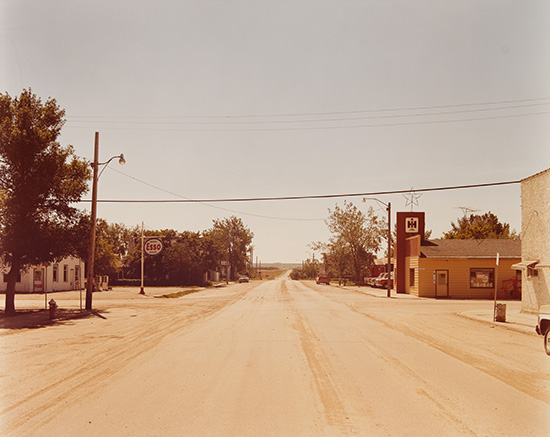 Appraisal: SHORE STEPHEN - Proton Avenue Gull Lake Saskatchewan Chromogenic print