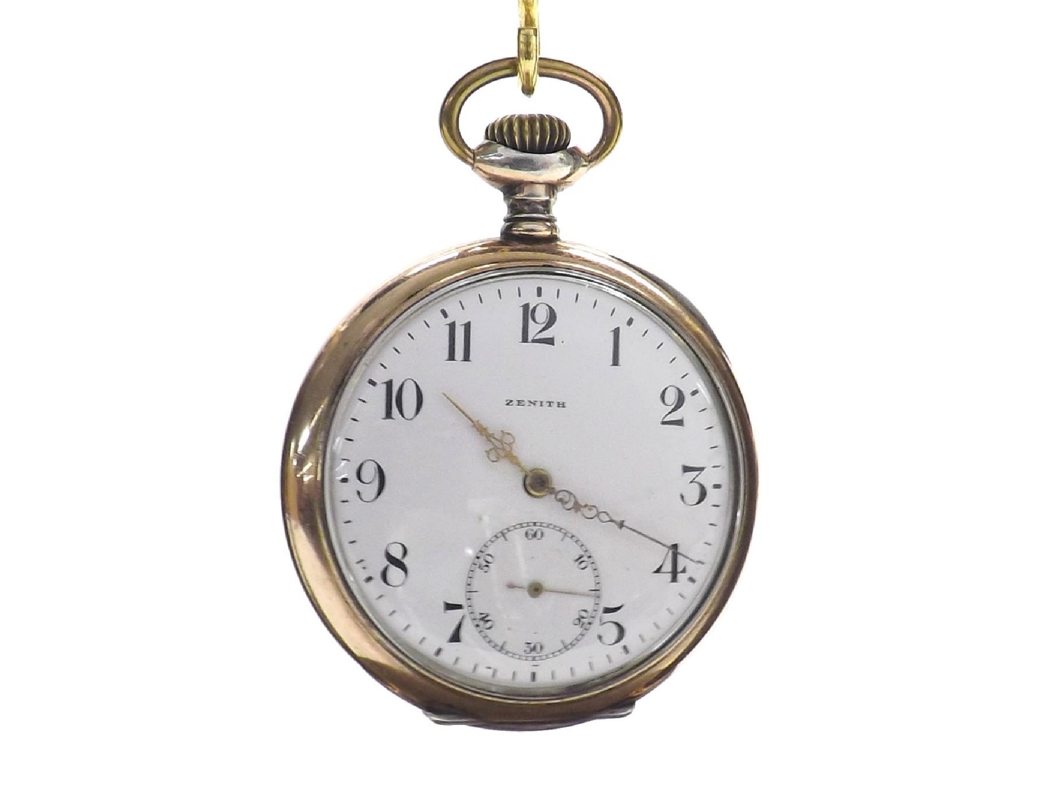 Appraisal: Zenith white metal lever pocket watch movement no the dial