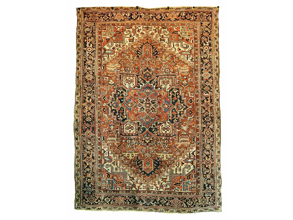 Appraisal: Persian Heriz carpet rd quarter th century