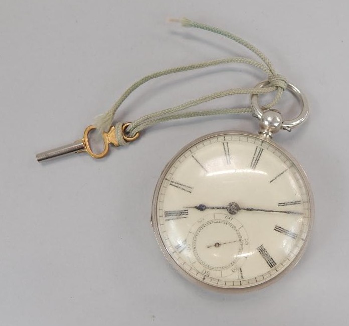 Appraisal: An Edward Heanor thC silver pocket watch London with white