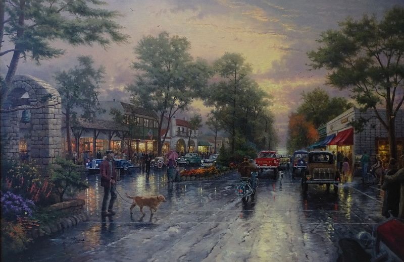 Appraisal: Thomas Kinkade - Los Gatos CA Thomas Kinkade - Los