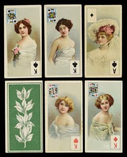 Appraisal: British American Tobacco Co Beauties Tobacco Insert Playing Cards England