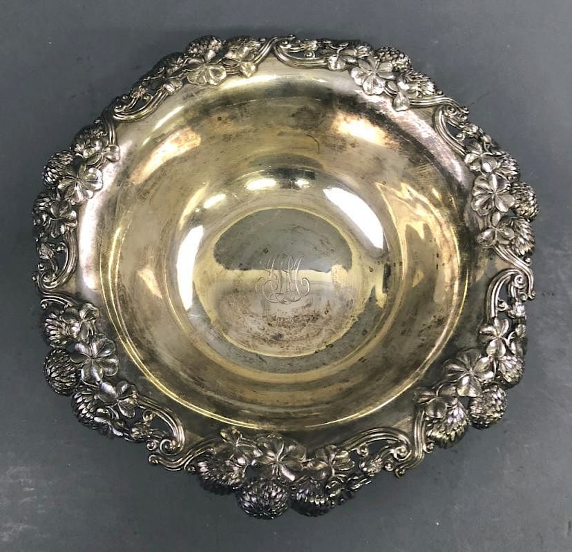 Appraisal: Tiffany Co Sterling Silver Centerpiece Bowl Tiffany Co sterling silver