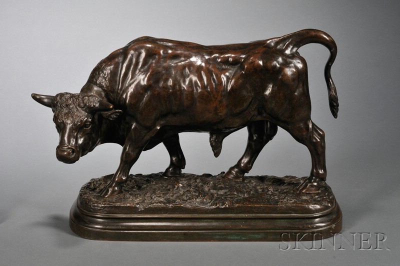 Appraisal: Louis Vidal Vidal-Navatel French - Bronze Figure of a Standing