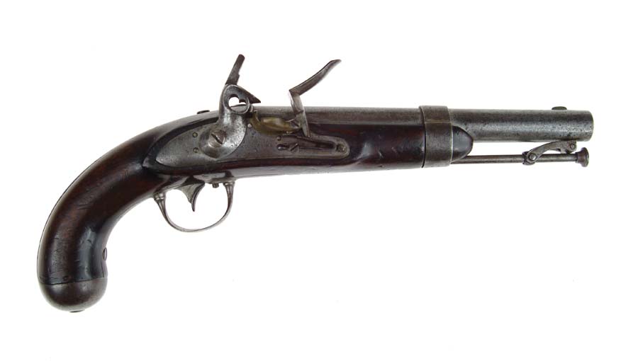 Appraisal: WATERS MODEL FLINTLOCK PISTOL Cal Usual configuration with - bbl