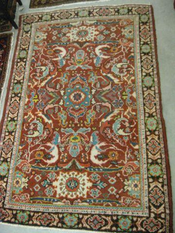 Appraisal: Mahal Persian Handmade Rug fancy floral ' x '