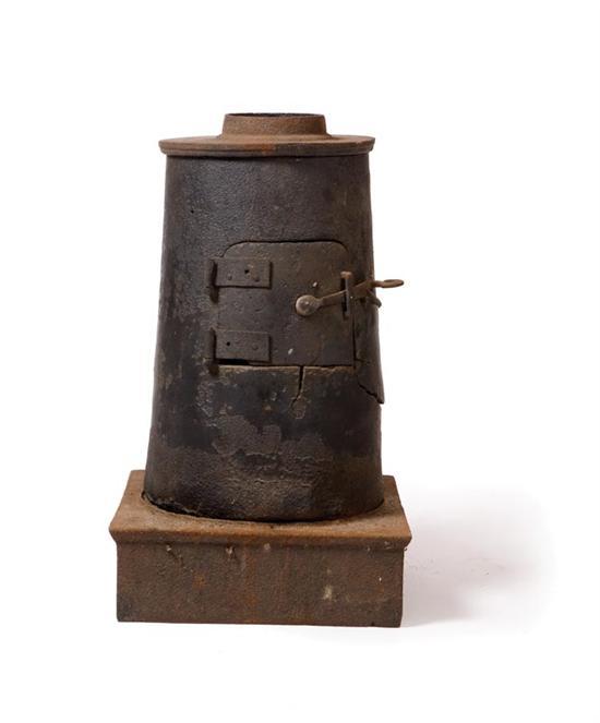 Appraisal: CAST IRON STOVE Zoar Tuscarawas County Ohio nd quarter- th