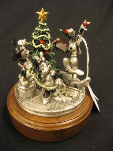 Appraisal: Disney Chilmark Pewter Figurine ''Trimming the Tree'' of '' with