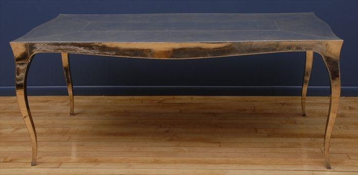 Appraisal: LOUISE TABLE BY PAUL MATHIEU Of oblong serpentine outline raised