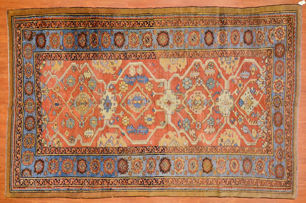 Appraisal: Antique Bahkshaish carpet approx x Persia circa Condition Professionally repiling