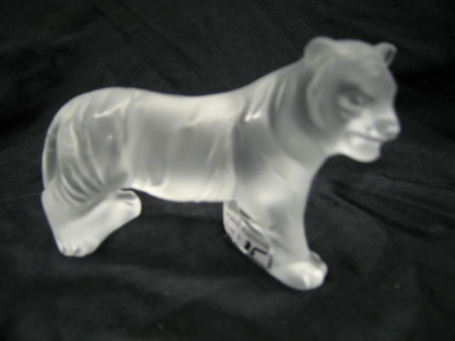 Appraisal: Lalique French Crystal Figurine of a Bengal Tiger