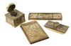 Appraisal: DESK SET - Four piece Tiffany Studios desk set in