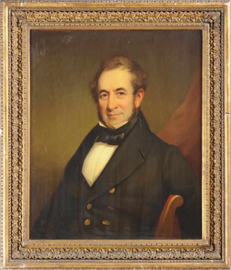 Appraisal: JAMES REID LAMBDIN - PORTRAIT OF A GENTLEMAN Oil on